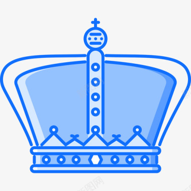 皇冠万圣节61蓝色图标图标