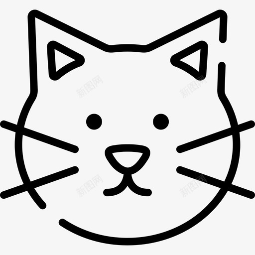猫宠物店15直系图标svg_新图网 https://ixintu.com 宠物店15 猫 直系