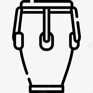 康加乐器11线性图标图标