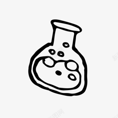 化学佛罗伦萨烧瓶医药图标图标