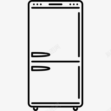 冰箱厨房29线性图标图标