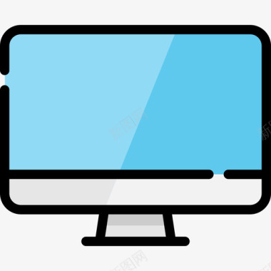 屏幕电子元件3线颜色图标图标