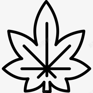 大麻天然6直系图标图标