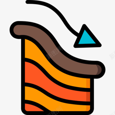 地形游戏开发5线性颜色图标图标