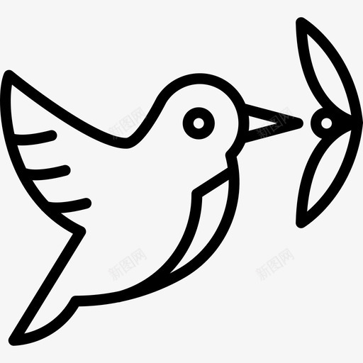 鸟类自然6直系图标svg_新图网 https://ixintu.com 直系 自然6 鸟类