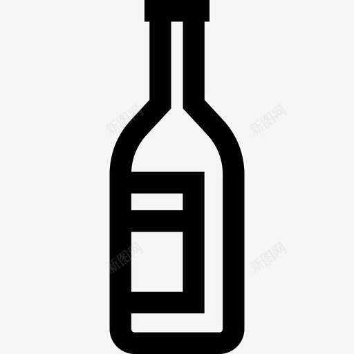 酒瓶意大利6直纹图标svg_新图网 https://ixintu.com 意大利6 直纹 酒瓶