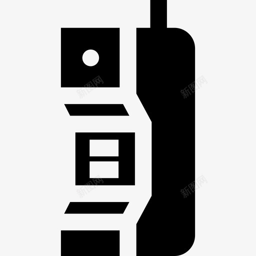 移动电话80年代9已填充图标svg_新图网 https://ixintu.com 80年代9 已填充 移动电话