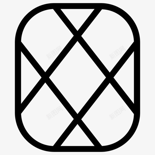 钻石水晶宝石图标svg_新图网 https://ixintu.com 宝石 水晶 石头 钻石 钻石线图标