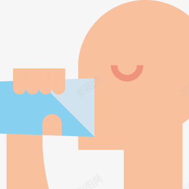 饮用水健康24平板图标图标