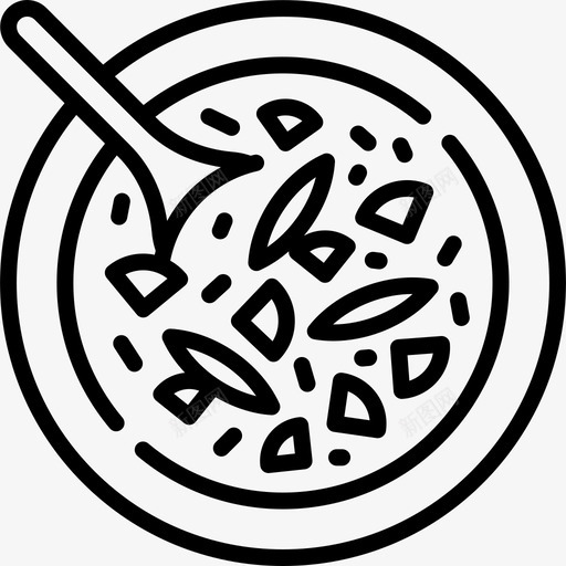 纯素食品纯素食菜肴直系图标svg_新图网 https://ixintu.com 直系 纯素食品 纯素食菜肴