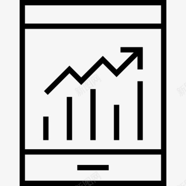 智能手机搜索引擎优化营销8线性图标图标