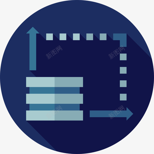 数据库大数据和网络分析4平面图标svg_新图网 https://ixintu.com 大数据和网络分析4 平面 数据库