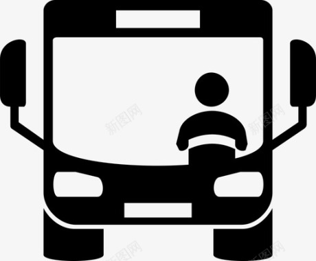 公共汽车陆运客运图标图标
