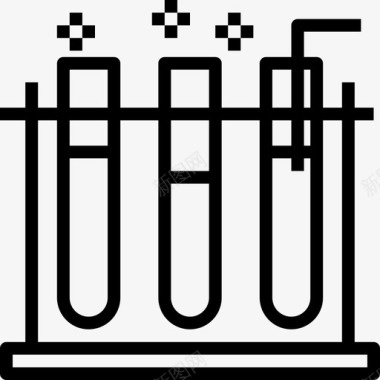 试管学校30线性图标图标