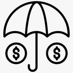 保险赔偿的图标金融保险金融保护金融服务图标高清图片
