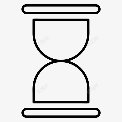 沙漏沙表时间线图标svg_新图网 https://ixintu.com 所有尺寸的基本图标 时间线 沙漏 沙表 等待 计时器