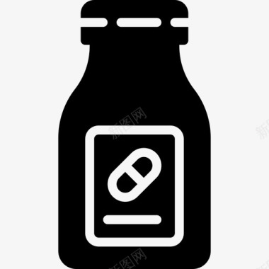 药物药物2固体图标图标