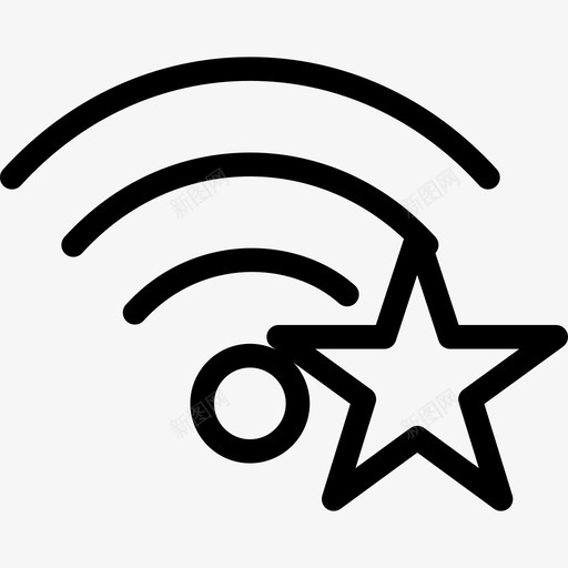 Wifi网络23线性图标svg_新图网 https://ixintu.com Wifi 线性 网络23