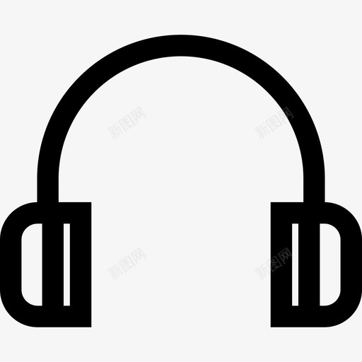 耳机实物资产8线性图标svg_新图网 https://ixintu.com 实物资产8 线性 耳机
