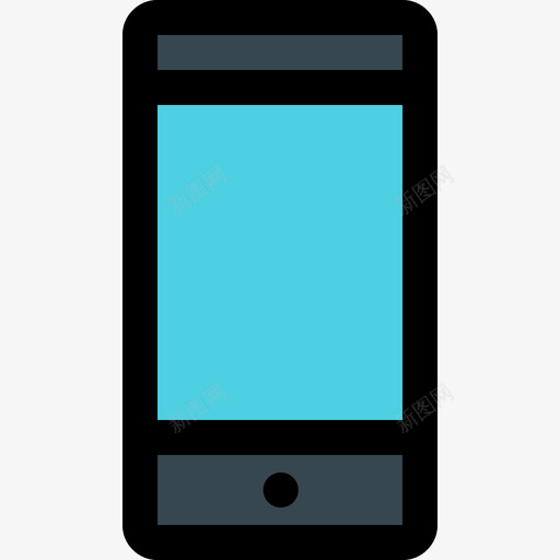 智能手机iphone线性颜色图标svg_新图网 https://ixintu.com iphone 智能手机 线性颜色