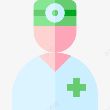 医生兽医公寓图标图标