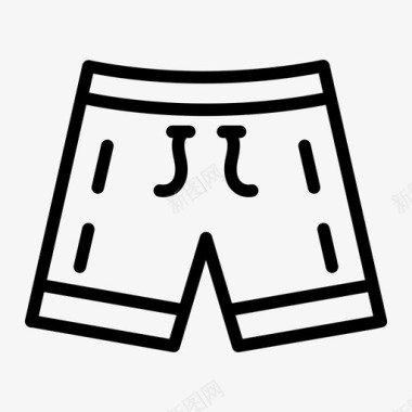 短裤内裤短裙图标图标