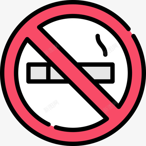 禁止吸烟29号机场直线颜色图标svg_新图网 https://ixintu.com 29号机场 直线颜色 禁止吸烟