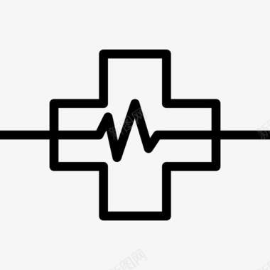 医疗保健医疗86线性图标图标