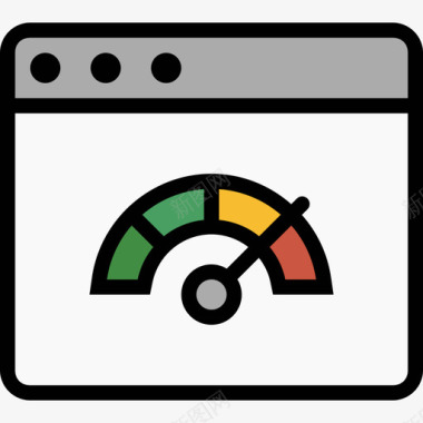 浏览器搜索引擎优化营销业务财务线性颜色图标图标