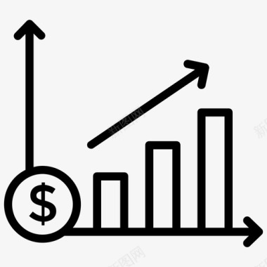 业务图分析条形图图标图标