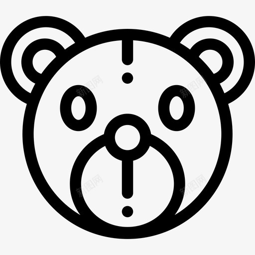 熊在森林13号直系图标svg_新图网 https://ixintu.com 在森林13号 熊 直系