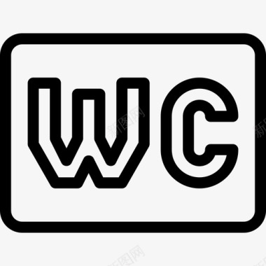 Wc指路2直线型图标图标