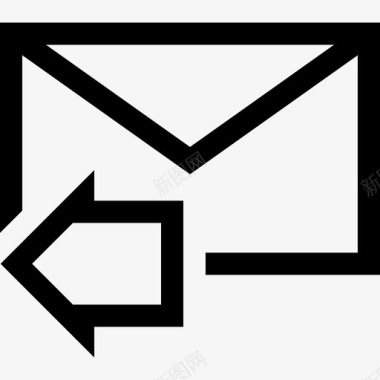 电子邮件计算机图标4线性图标