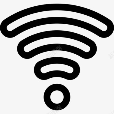 Wifi通信78线性图标图标