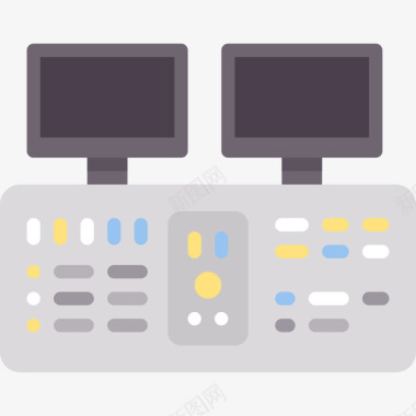 控制系统工业29扁平图标图标