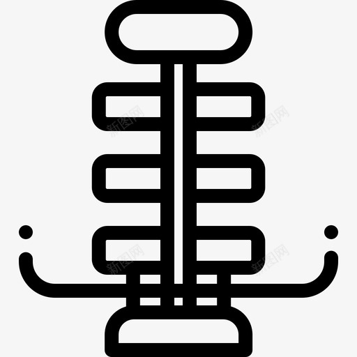 机器健身器材5线性图标svg_新图网 https://ixintu.com 健身器材5 机器 线性