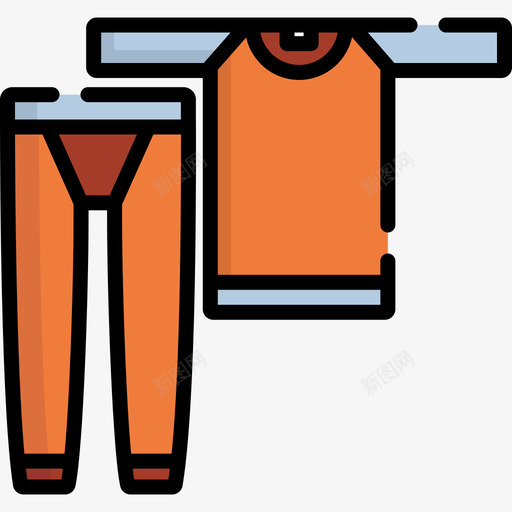 冬季服装冬季23线性颜色图标svg_新图网 https://ixintu.com 冬季23 冬季服装 线性颜色