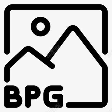 bpg格式文件图像图标图标