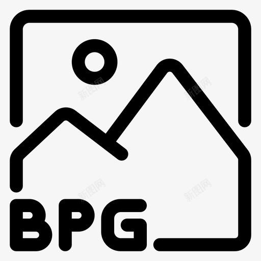 bpg格式文件图像图标svg_新图网 https://ixintu.com bpg格式 图像 图形文件格式 文件