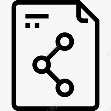 共享文件和文件夹16线性图标图标