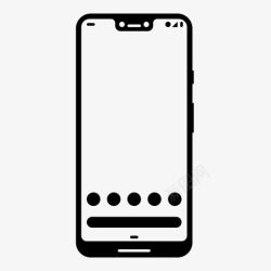 XJI3XL3CJ3谷歌像素3XL手机智能手机图标高清图片