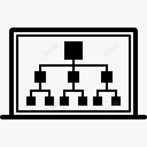 演示文稿业务图流程图图标svg_新图网 https://ixintu.com 业务图 信息图 流程图 演示文稿 笔记本电脑 笔记本电脑演示