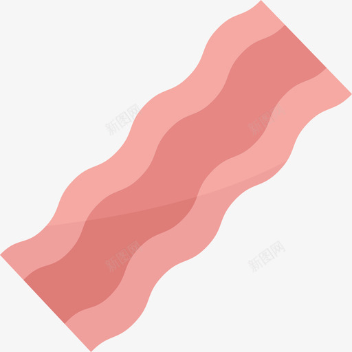 培根食品71扁平图标svg_新图网 https://ixintu.com 培根 扁平 食品71