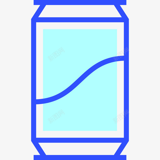 苏打水食品53线性颜色图标svg_新图网 https://ixintu.com 线性颜色 苏打水 食品53