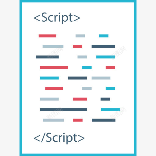 脚本网页28平面图标svg_新图网 https://ixintu.com 平面 网页设计28 脚本
