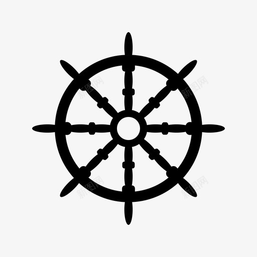 轮舵运输图标svg_新图网 https://ixintu.com 舵 轮 运输
