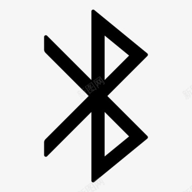 蓝牙无绳信号图标图标