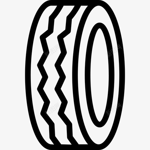 轮胎汽车服务9直线型图标svg_新图网 https://ixintu.com 汽车服务9 直线型 轮胎