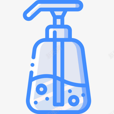 肥皂美容39蓝色图标图标