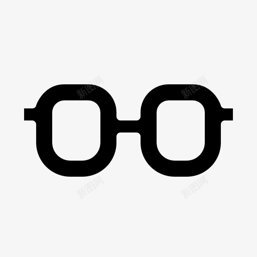 眼镜看手表图标svg_新图网 https://ixintu.com 手表 时尚符号 看 眼镜